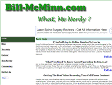 Tablet Screenshot of bill-mcminn.com